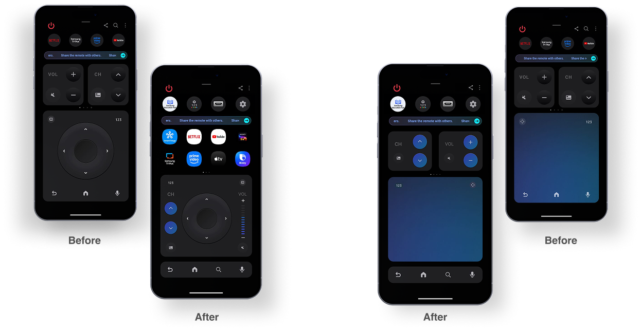 4 screens before and after web